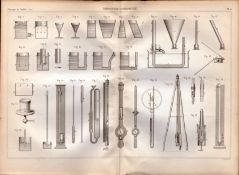 Experimental Physics Optics Meteorology Instruments Etc Antique Diagram-47.