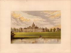 Castle Howard Yorkshire Gilt-Edge Coloured Antique Book Plate.