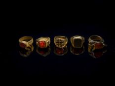 5 Vintage Turkmen Near Eastern Ring