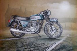 Triumph Trident T150 Motorbike Extra Large Metal Wall Art