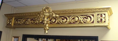 Regency Carved Giltwood Window Pelmet By D.J.McLauchlan, London