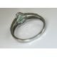 Beautiful Natural Emerald 0.66 CT With Natural Diamonds & 18k Gold - Image 5 of 10