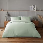 Silentnight Supersoft Collection Sage Duvet Cover Set. Super Soft and Snuggly Easy Care Duvet Cov...