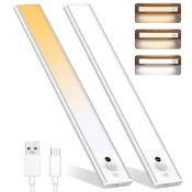 Pinci Under Counter Closet Lighting, Motion Sensor Cabinet Light, Magnetic Motion Activated Light,1.