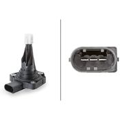 Hella 6PR 013 680-131 Sensor, Engine Oil Level - 3-Pin Connector - Mounting - With Seal