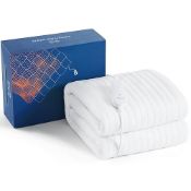 Bedsure King Size Electric Blanket With 4 Heating Levels, Heated Underblanket For Bed Warmer, Was...