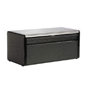 Daewoo Glace Noir Stainless Steel Bin With Stay Fresh Closing System, Ideal For Storing Bread, Ro...