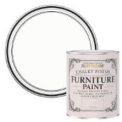 Rust-Oleum Amz0010 A Classic, Smooth Touch Flat Matt Watercolour Paint Finish, Chalk White, 750Ml