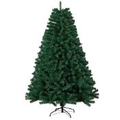 Tabletop Christmas Tree, 20 Inch Artificial Mini Christmas Tree With LED Lights, Snow Flocked Xma...