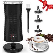 Milk Frother, Morpilot 4 In 1 Electric Milk Frothers|Hot & Cold Milk Foamer| Automatic Milk Steam...