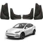 Basehor Tesla Model Y Mud Flaps Splash Guards Winter Vehicle Sediment Protection No Need To Drill...