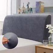 Taococo Bed Headboard Covers, Headboard Covers For Double Bed/Small Double,Velvet All-Inclusive E...