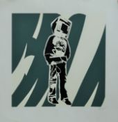 Blek Le Rat (b 1952) Computer Man, Signed Artist's Proof Hand-pulled Screenprint on heavy wove, 2...