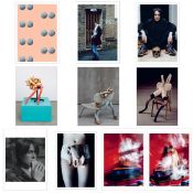 Sarah Lucas (b 1962) Tits in Space Postcard Set from ‘Happy Gas’ Exhibition, Discontinued, 2023