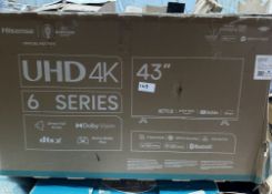 Hisense UHD 4K 6 Series 43