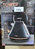 Tower Cavaletto Rose gold edition pyramid kettle. RRP £60 - GRADE U