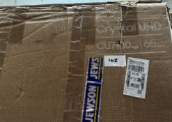 Samsung Crystal UHD 65 Inch Smart TV. RRP £600 - GRADE U