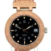 Camel / Green Belt - (Unworn) Gentlemen's Steel Wrist Watch