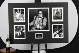 Bo Diddley Signed Photo Presentation