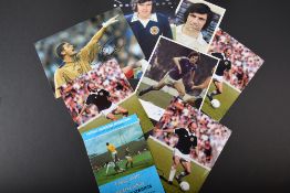 Scotland players original signatures (bonus Alf Ramsay signature)