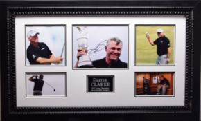 DARREN CLARKE original signature presentation.