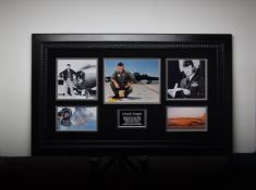 CHUCK YEAGER original signature presentation.