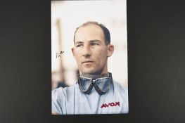 STIRLING MOSS ( 1929 - 2020) Original signature
