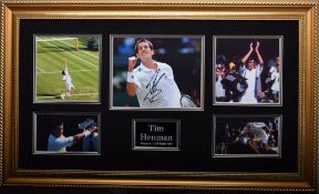 TIM HENMAN original signature presentation.