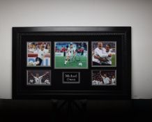 MICHAEL OWEN original signature presentation.