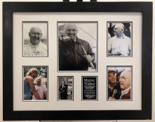 MURRAY WALKER framed original signature presentation