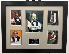 WILLIE THORNE framed original signature presentation.