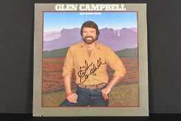 GLEN CAMPBELL Signed album Cover