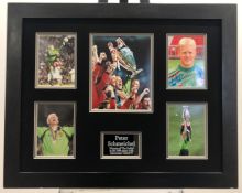 PETER SCHMEICHEL framed original signature presentation