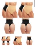 Brand New 40x Ladies Tummy Control Thong Underwear, Various Sizes and Colours RRP £399