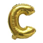Golden Letters Aluminum Film Balloons (16 