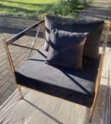 Clanbay Rose Gol Living Room Set, 2 Seater Sofa, 1 Seater Sofa. Coffee Table ( Fairmont Park)