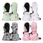 50x Kids Gloves Waterproof Winter Ski Warm Mittens Baby Toddler Boys Girls Snow Gloves