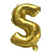 1Pc, Golden Letters Aluminum Film Balloons (16 