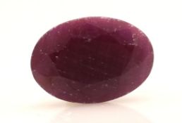 Loose Oval Ruby 6.44 Carats