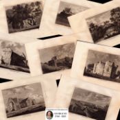 Job Lot Northumberland Grose Antique 230+ Years Old 1783 Copper Engraving-2.