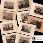 Job Lot Essex Grose Antique 230+ Years Old 1783 Copper Engraving-1.