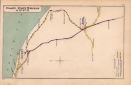 Cromer, North Walsham ,Runton Antique Railway Diagram-153.