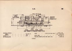Southern Railway “Z-Class” Locomotive Detailed Diagram 85 Year Old.