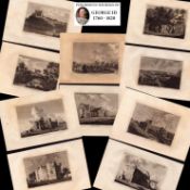 Job Lot Northumberland Grose Antique 230+ Years Old 1783 Copper Engraving-1.