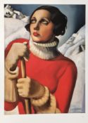 Tamara De Lempicka Limited Edition with Lempicka Estate (New York) Authenticated Certificate.