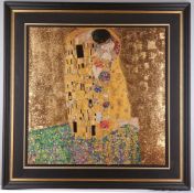 Outstanding 22 Carat Gold Gustav Klimt 