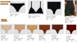 20 x Pieces of Springsummer Shapewear In Various Styles and Sizes