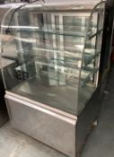 3 Tier Glass Display Fridge