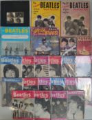 A Collection of 17 x The Beatles Monthly Magazine and 7 x Other Beatles Magazines and Books. All...