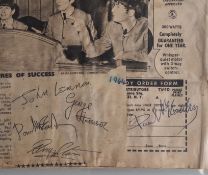 A Paul McCartney Autograph. The Autograph Was Obtained Circa 1964 By The Original Owner.